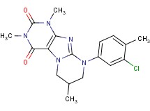 9-(3-chloro-4-methylphenyl)-1,3,7-trimethyl-6,7,8,9-tetrahydropyrimido[2,1-f]purine-2,4(1H,3H)-dione