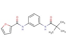 N-{3-[(2,2-dimethylpropanoyl)amino]phenyl}-2-furamide