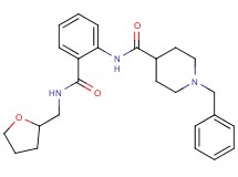 1-benzyl-N-(2-{[(tetrahydro-2-furanylmethyl)amino]carbonyl}phenyl)-4-piperidinecarboxamide