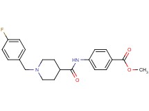 methyl 4-({[1-(4-fluorobenzyl)-4-piperidinyl]carbonyl}amino)benzoate