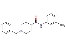 1-benzyl-N-(3-methylphenyl)-4-piperidinecarboxamide