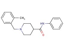 1-(2-methylbenzyl)-N-phenyl-4-piperidinecarboxamide