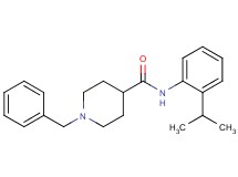 1-benzyl-N-(2-isopropylphenyl)-4-piperidinecarboxamide