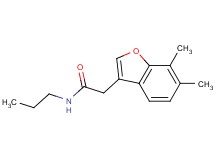 2-(6,7-dimethyl-1-benzofuran-3-yl)-N-propylacetamide