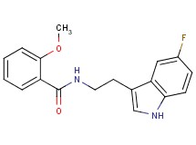 N-[2-(5-fluoro-1H-indol-3-yl)ethyl]-2-methoxybenzamide