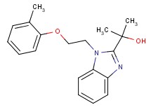 2-{1-[2-(2-methylphenoxy)ethyl]-1H-benzimidazol-2-yl}-2-propanol