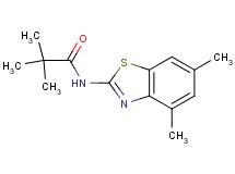 N-(4,6-dimethyl-1,3-benzothiazol-2-yl)-2,2-dimethylpropanamide