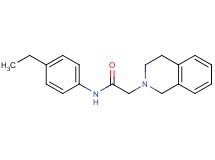 2-(3,4-dihydro-2(1H)-isoquinolinyl)-N-(4-ethylphenyl)acetamide