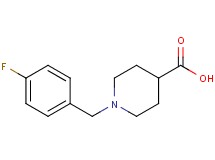 1-(4-fluorobenzyl)-4-piperidinecarboxylic acid