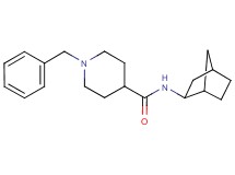 1-benzyl-N-bicyclo[2.2.1]hept-2-yl-4-piperidinecarboxamide