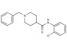 1-benzyl-N-(2-chlorophenyl)-4-piperidinecarboxamide