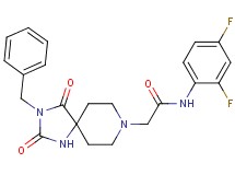 2-(3-benzyl-2,4-dioxo-1,3,8-triazaspiro[4.5]dec-8-yl)-N-(2,4-difluorophenyl)acetamide