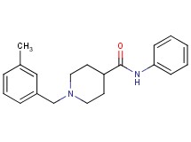 1-(3-methylbenzyl)-N-phenyl-4-piperidinecarboxamide