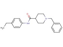 1-benzyl-N-(4-ethylphenyl)-4-piperidinecarboxamide