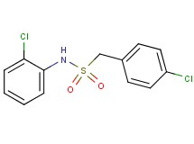 N-(2-chlorophenyl)-1-(4-chlorophenyl)methanesulfonamide