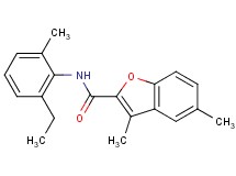 N-(2-ethyl-6-methylphenyl)-3,5-dimethyl-1-benzofuran-2-carboxamide