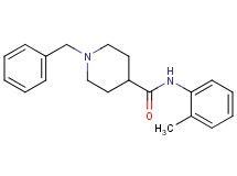 1-benzyl-N-(2-methylphenyl)-4-piperidinecarboxamide