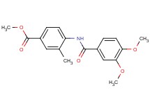methyl 4-[(3,4-dimethoxybenzoyl)amino]-3-methylbenzoate