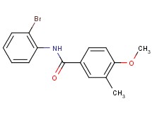 N-(2-bromophenyl)-4-methoxy-3-methylbenzamide