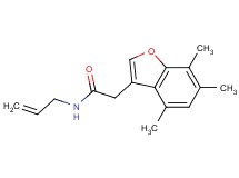 N-allyl-2-(4,6,7-trimethyl-1-benzofuran-3-yl)acetamide