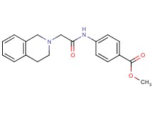 methyl 4-[(3,4-dihydro-2(1H)-isoquinolinylacetyl)amino]benzoate