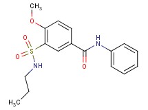 4-methoxy-N-phenyl-3-[(propylamino)sulfonyl]benzamide