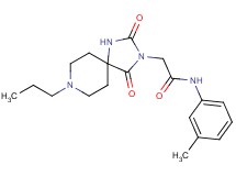 2-(2,4-dioxo-8-propyl-1,3,8-triazaspiro[4.5]dec-3-yl)-N-(3-methylphenyl)acetamide
