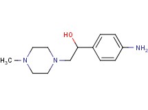 1-(4-aminophenyl)-2-(4-methyl-1-piperazinyl)ethanol