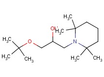 1-tert-butoxy-3-(2,2,6,6-tetramethyl-1-piperidinyl)-2-propanol hydrochloride
