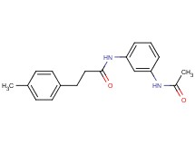 N-[3-(acetylamino)phenyl]-3-(4-methylphenyl)propanamide