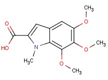 5,6,7-trimethoxy-1-methyl-1H-indole-2-carboxylic acid