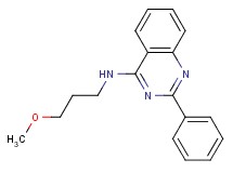 N-(3-methoxypropyl)-2-phenyl-4-quinazolinamine hydrochloride