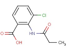 3-chloro-2-(propionylamino)benzoic acid