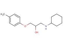 1-(cyclohexylamino)-3-(4-methylphenoxy)-2-propanol hydrochloride