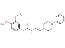 N-(3,4-dimethoxyphenyl)-N'-[2-(4-phenyl-1-piperazinyl)ethyl]urea