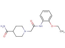 1-{2-[(2-ethoxyphenyl)amino]-2-oxoethyl}-4-piperidinecarboxamide