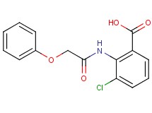 3-chloro-2-[(phenoxyacetyl)amino]benzoic acid
