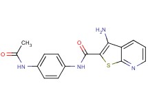 N-[4-(acetylamino)phenyl]-3-aminothieno[2,3-b]pyridine-2-carboxamide