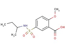 5-[(sec-butylamino)sulfonyl]-2-methoxybenzoic acid