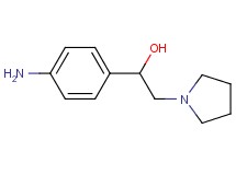 1-(4-aminophenyl)-2-(1-pyrrolidinyl)ethanol