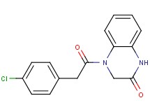 4-[(4-chlorophenyl)acetyl]-3,4-dihydro-2(1H)-quinoxalinone