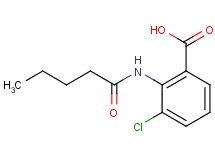 3-chloro-2-(pentanoylamino)benzoic acid