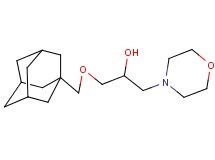 1-(1-adamantylmethoxy)-3-(4-morpholinyl)-2-propanol hydrochloride