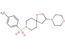 8-[(4-methylphenyl)sulfonyl]-3-(4-morpholinyl)-1-oxa-8-azaspiro[4.5]decane