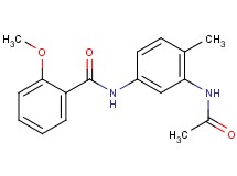 N-[3-(acetylamino)-4-methylphenyl]-2-methoxybenzamide