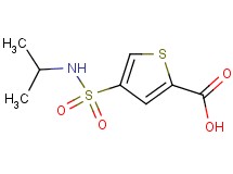 4-[(isopropylamino)sulfonyl]-2-thiophenecarboxylic acid