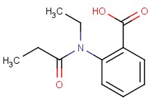 2-[ethyl(propionyl)amino]benzoic acid