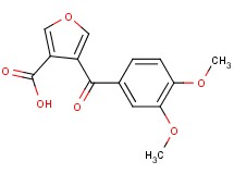 4-(3,4-dimethoxybenzoyl)-3-furoic acid