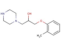 1-(2-methylphenoxy)-3-(1-piperazinyl)-2-propanol dihydrochloride