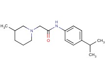 N-(4-isopropylphenyl)-2-(3-methyl-1-piperidinyl)acetamide